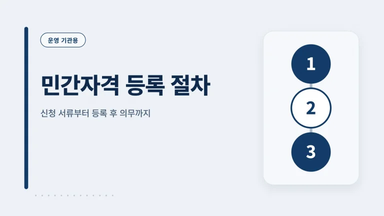 민간자격 등록 절차 안내 썸네일